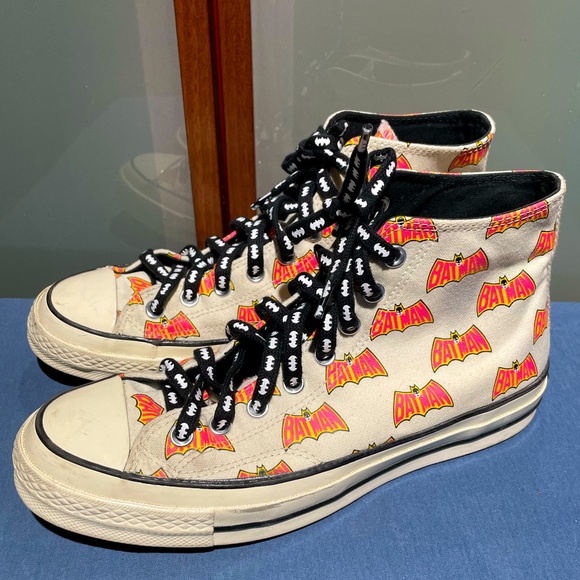 Chuck 70 Batman Womens Converse Converse X Batman DC 80th Anniversary Chuck  Taylor 70 Hi Top M8 W10